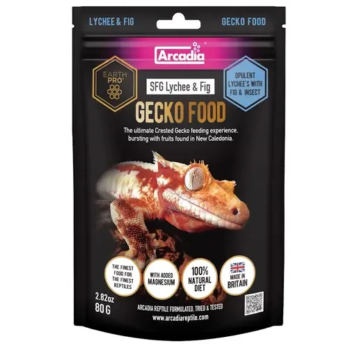 Arcadia StickyFoot Gold Lychee & Vijg Gekkovoer 80 g