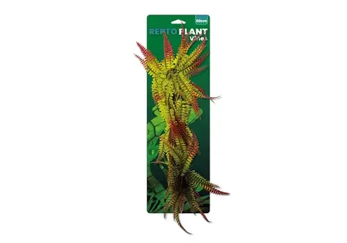 Repto Vines Red/Green Fern 60Cm