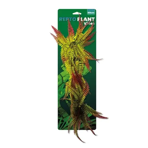 Repto Vines Red/Green Fern 60Cm