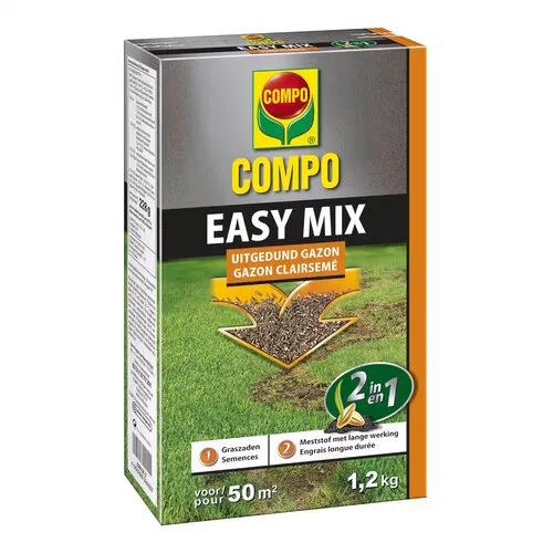 COMPO Gazonzaad en meststof 2-in-1