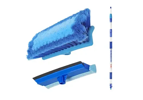 ProPlus Telescopische wasborstelset 3 meter met spons en trekker