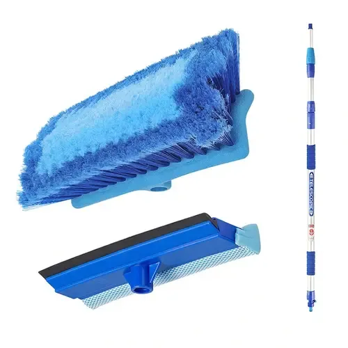 ProPlus Telescopische wasborstelset 3 meter met spons en trekker