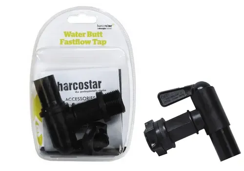 Harcostar Regenton snelloopkraan zwart