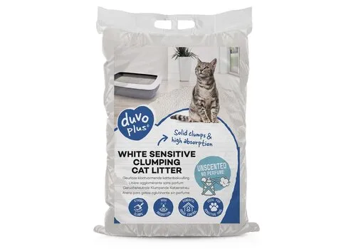 Duvo+ Sensitive kattenbakvulling geurloos | klontvormend
