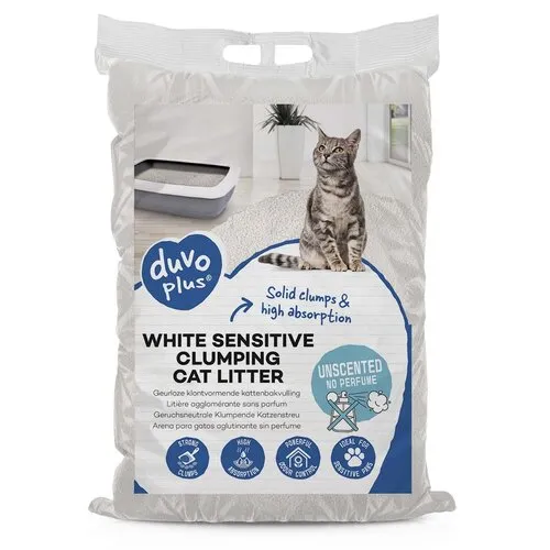 Duvo+ Sensitive kattenbakvulling geurloos | klontvormend