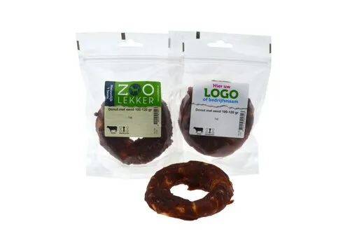 Zoolekker Donut met eend hondensnack 100-120 gram
