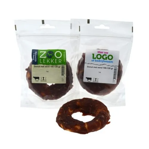 Zoolekker Donut met eend hondensnack 100-120 gram