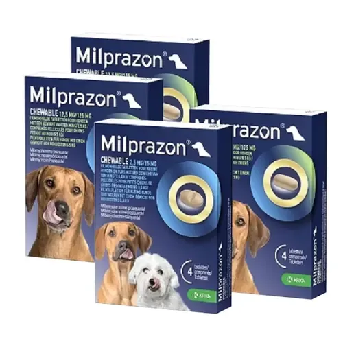 Milprazon Smakelijke worm kauwtabletten voor honden