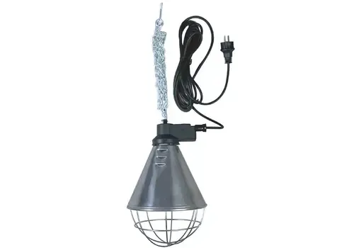 Kerbl Warmtelamp armatuur met spaarschakelaar en 5 meter snoer