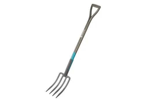 Gardena Spitvork 4-tands met houten D-greep 117 cm
