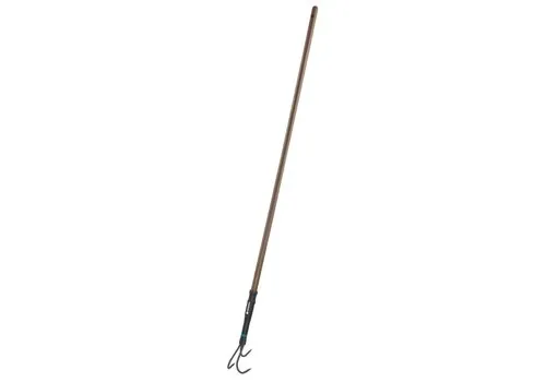 Gardena Cultivator 3 tanden met houten steel