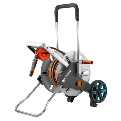 Gardena AquaRoll M Easy Metal slangenwagen set 25 m