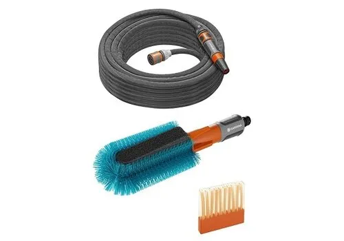 Gardena Cleansystem fiets wasset met textielslang set