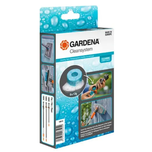 Gardena CleanSystem shampoo tabs 9 stuks