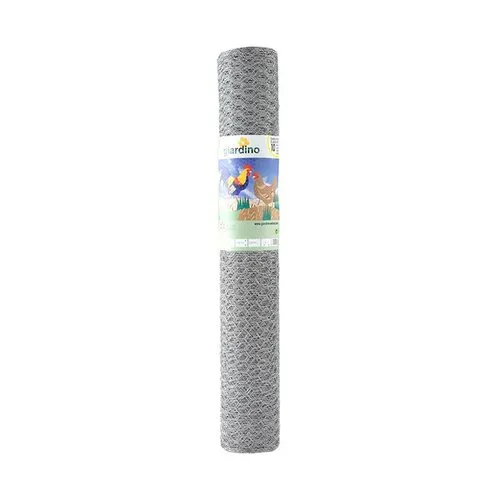 Zeskant gaas verzinkt 25 mm | 100 cm hoog