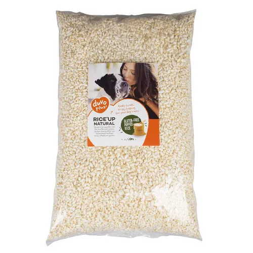 Duvo+ Gepofte rijst topping voor honden | glutenvrij