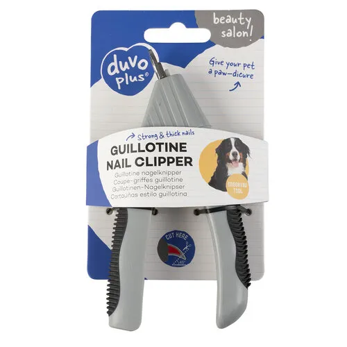 Duvo+ Nagelknipper guillotine grijs
