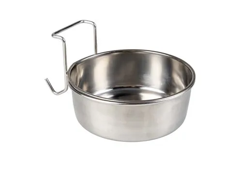 Duvo+ Vogel eetkom inox met haak 590 ml