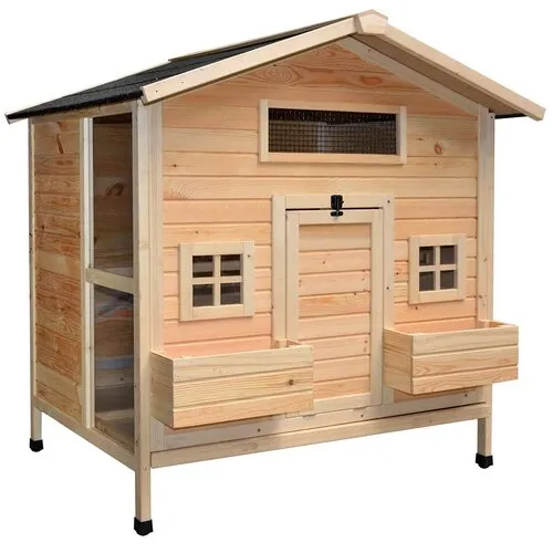 Duvo+ Kippenhok Colonial Pinus houtkleurig