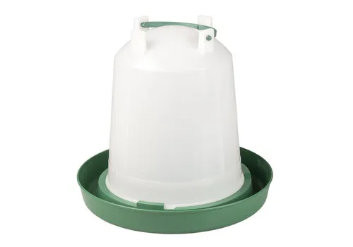 Duvo+ Drinkklok met handvat | eco transparant groen | 7L of 10L