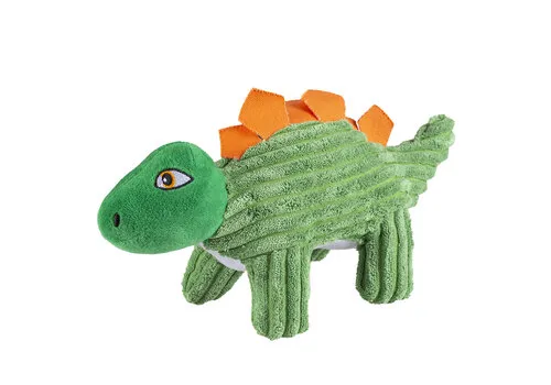 Duvo+ Pluche dino stegosaurus corduroy groen