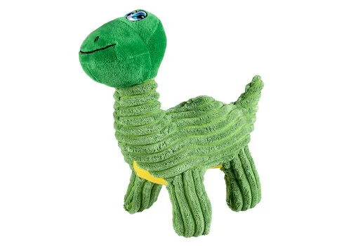 Duvo+ Pluche dino brontosaurus corduroy groen