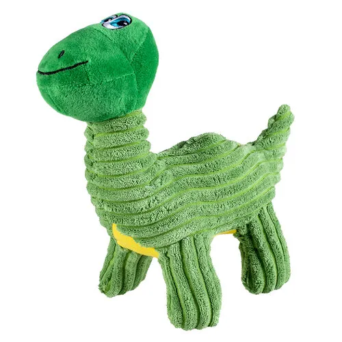 Duvo+ Pluche dino brontosaurus corduroy groen