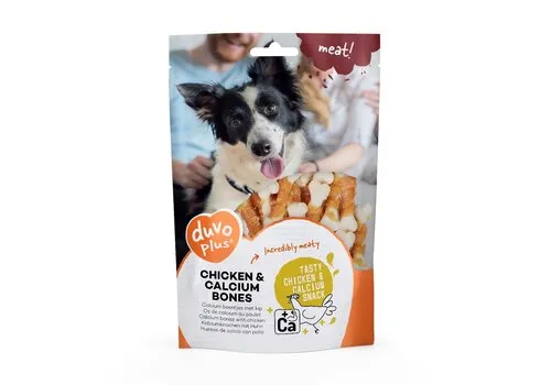 Duvo+ Kip calcium benen kauwsnack