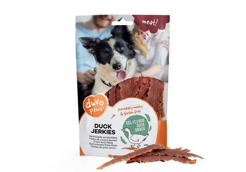 Duvo+ Eend jerkies hondensnack 1 kg