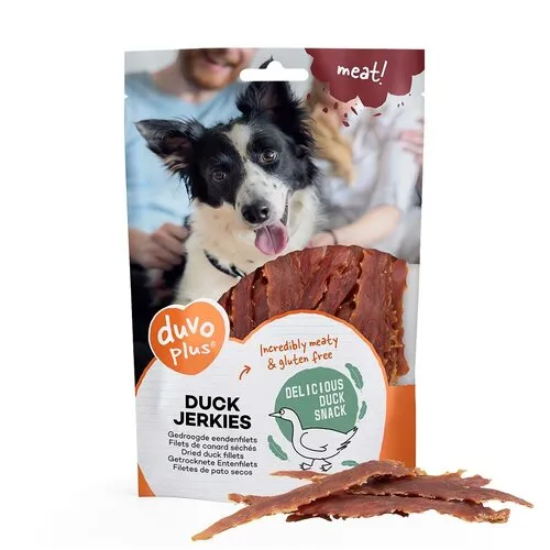 Duvo+ Eend jerkies hondensnack 1 kg