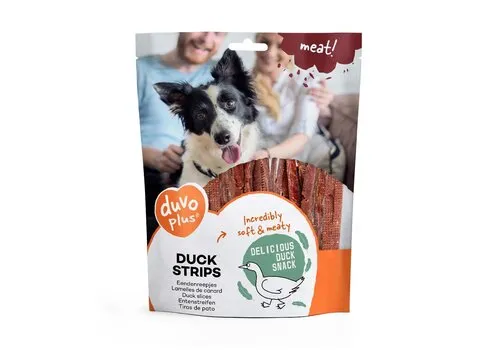 Duvo+ Eendenstrips | zachte hondensnack