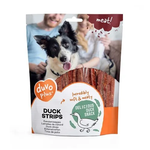 Duvo+ Eendenstrips | zachte hondensnack