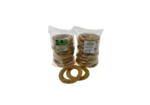 Zoolekker Geperste donut 15 cm buffelhuid | kauwsnack