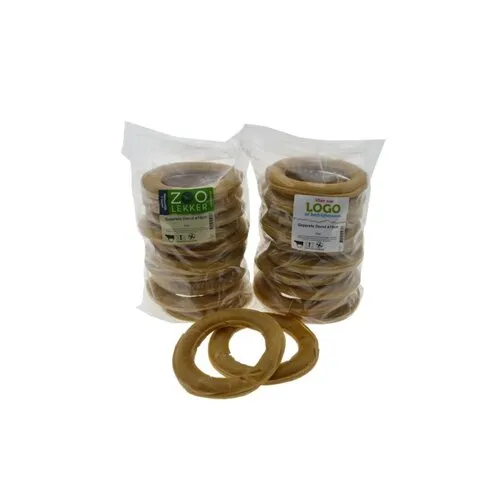 Zoolekker Geperste donut 15 cm buffelhuid | kauwsnack