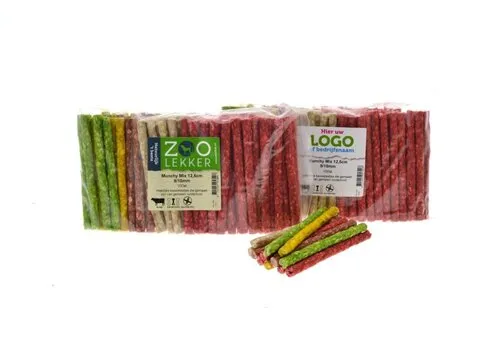 Zoolekker Munchy mix kauwstaafjes 12,5 cm