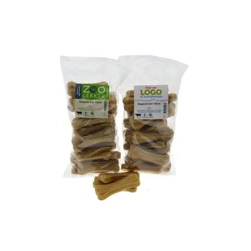 Zoolekker Geperst bot 10 cm | bulk 20 stuks