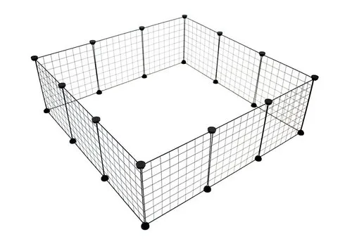 Duvo+ Modulair verblijf kleine zoogdieren zwart