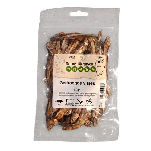 Zoolekker Gedroogde visjes | natuurlijke kattensnack