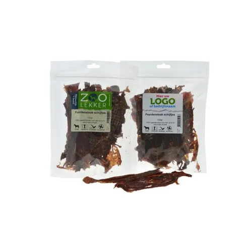 Zoolekker Paardensteak schijfjes | 100% paarden snack