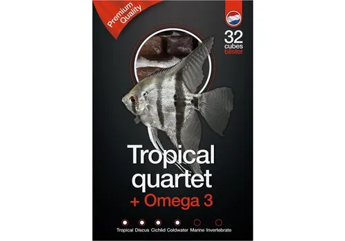 Tropisch kwartet | Omega 3 diepvries visvoer 100 gram