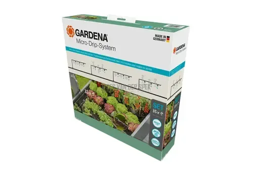 Gardena Bewateringsset moestuin | druppelirrigatie tot 35 planten