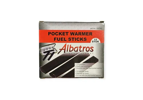Albatros Koolstaafjes voor pocketwarmer | navulling 12 stuks