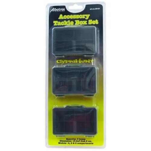 Albatros Accessoires tacklebox set | 3 opbergdoosjes