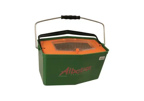 Albatros Aasketel 7 liter met binnenmand en kijkvenster