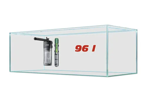 Sera Aquarium set 96 liter 82x40x30 cm | met binnenfilter en verwarming