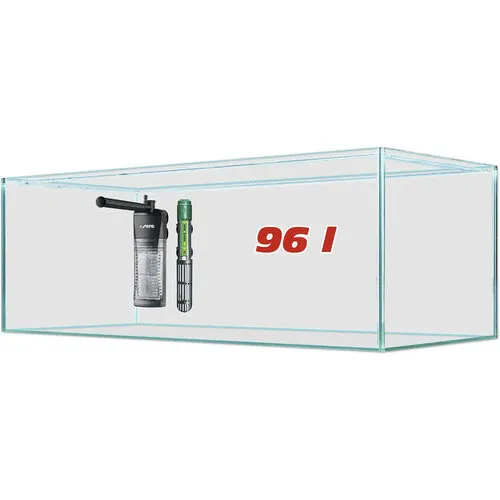 Sera Aquarium set 96 liter 82x40x30 cm | met binnenfilter en verwarming