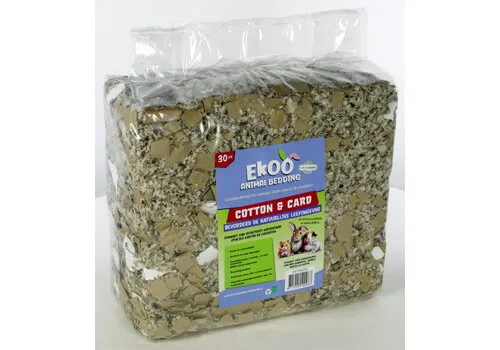 Ekoo Cotton & Card bodembedekking 30 liter