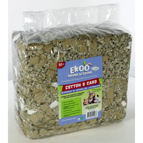 Ekoo Cotton & Card bodembedekking 30 liter