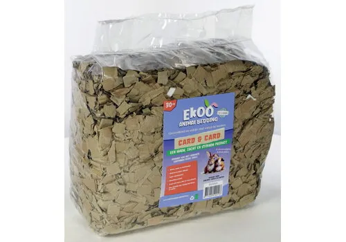 Ekoo Karton bodembedekking 30 liter | stofarm en absorberend
