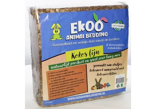 Ekoo Kokosblok bodembedekking 5 kg | grof of fijn